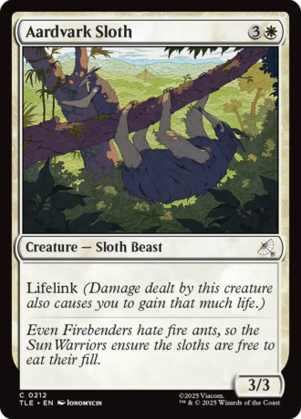 Aardvark Sloth