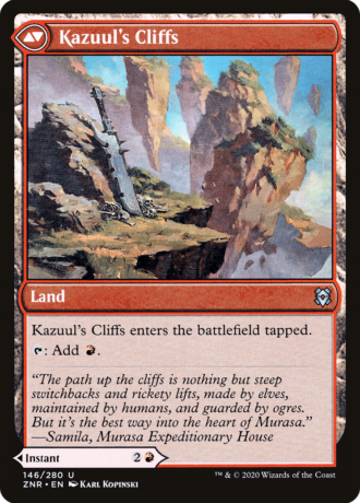 Kazuul's Fury // Kazuul's Cliffs