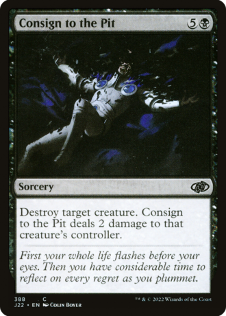 Consign to the Pit