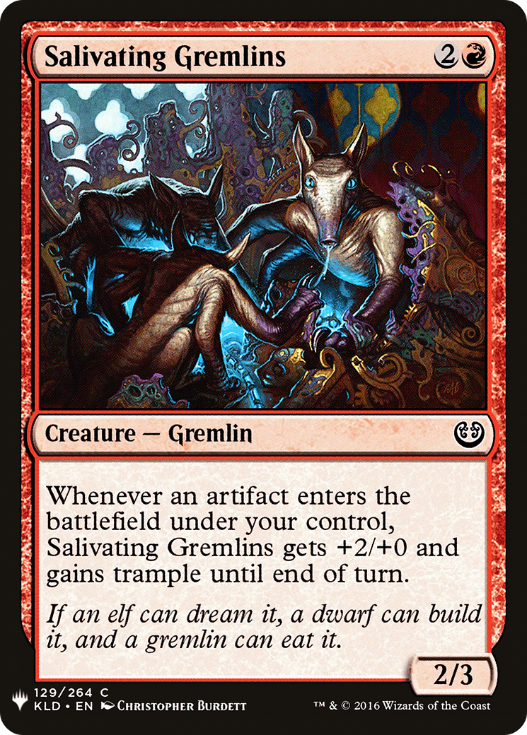 Salivating Gremlins