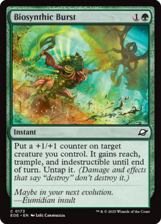 Biosynthic Burst