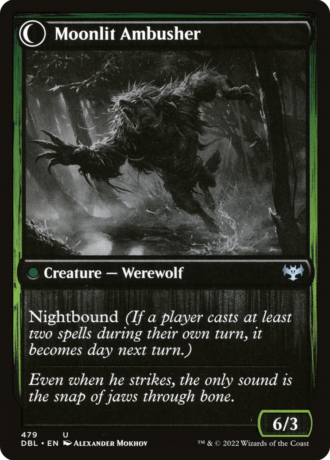 Oakshade Stalker // Moonlit Ambusher