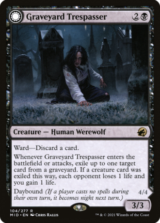 Graveyard Trespasser // Graveyard Glutton