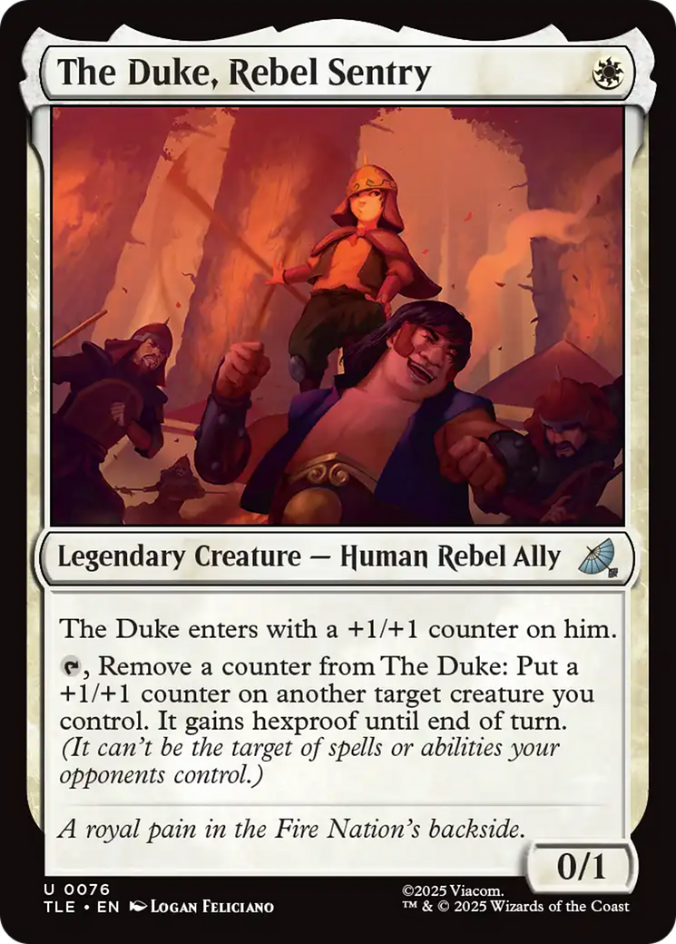 The Duke, Rebel Sentry