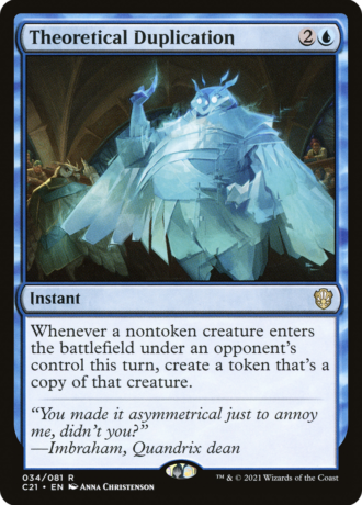 Theoretical Duplication