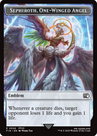 Sephiroth, One-Winged Angel Emblem