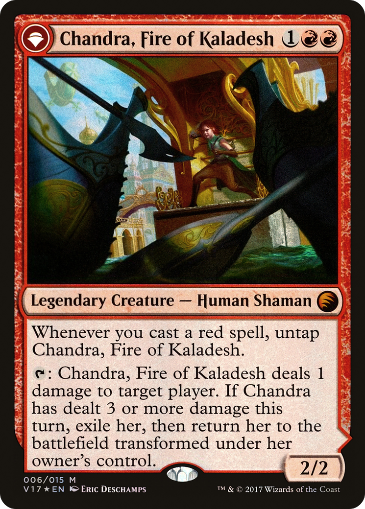 Chandra, Fire of Kaladesh // Chandra, Roaring Flame - Image 2
