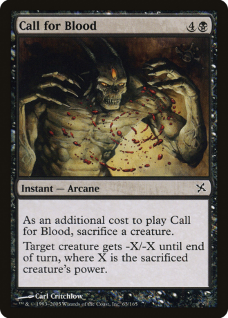 Call for Blood