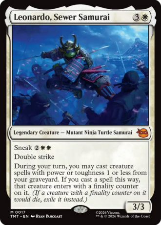 Leonardo, Sewer Samurai