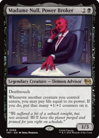 Madame Null, Power Broker