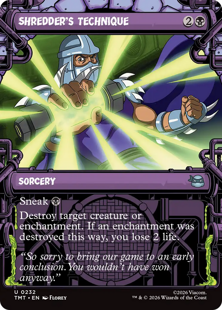 Shredder's Technique