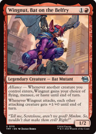 Wingnut, Bat on the Belfry