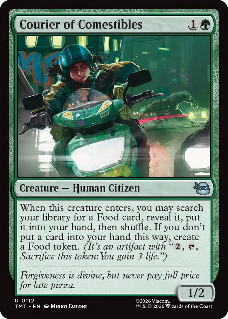 Courier of Comestibles