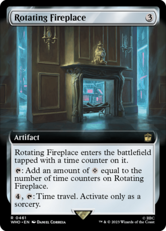 Rotating Fireplace