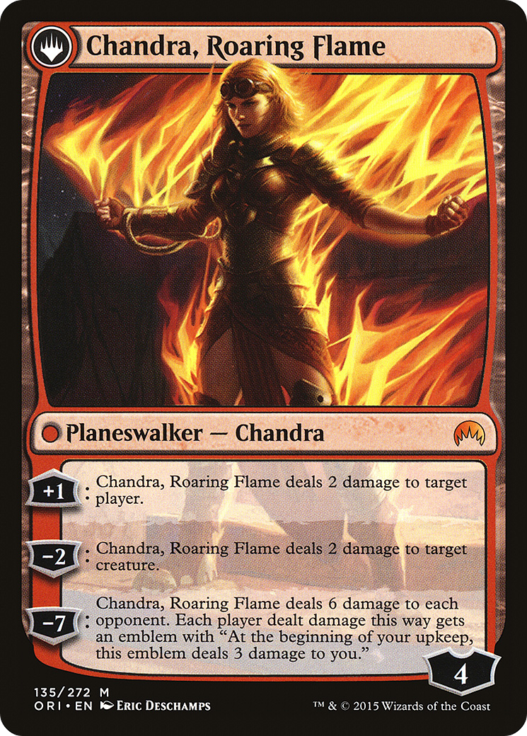 Chandra, Fire of Kaladesh // Chandra, Roaring Flame - Image 2
