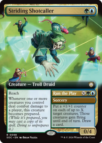 Striding Shotcaller // Run the Play