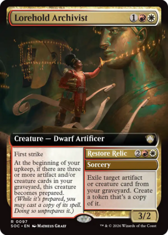 Lorehold Archivist // Restore Relic