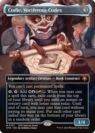 Codie, Vociferous Codex
