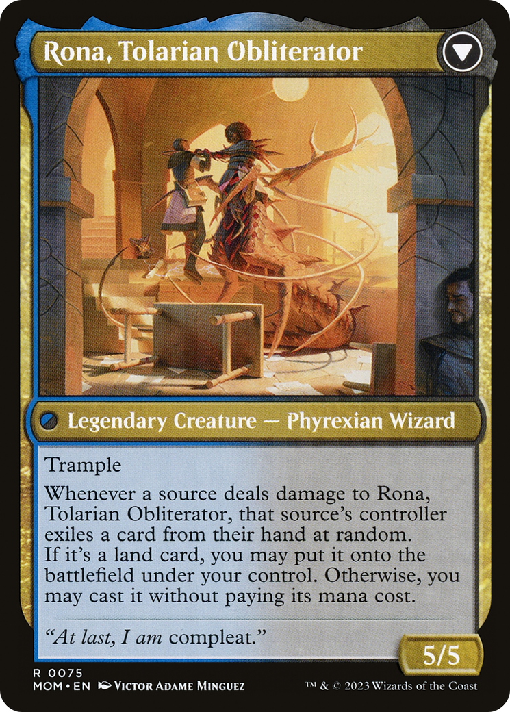 Rona, Herald of Invasion // Rona, Tolarian Obliterator - Image 2