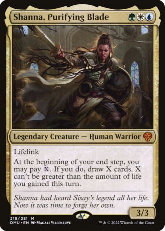 Shanna, Purifying Blade