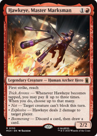 Hawkeye, Master Marksman