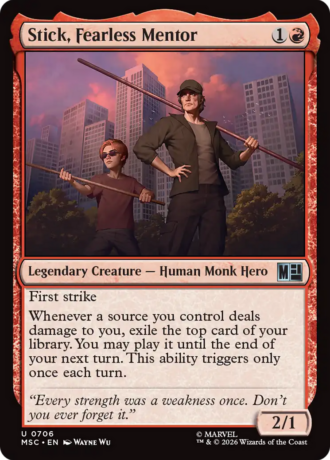 Stick, Fearless Mentor