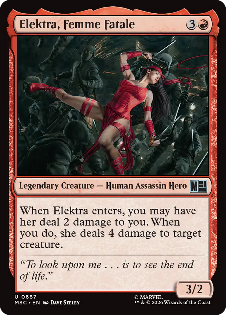 Elektra, Femme Fatale