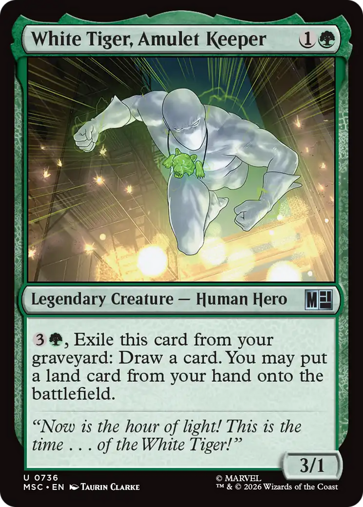 White Tiger, Amulet Keeper