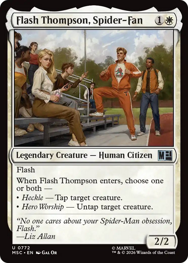 Flash Thompson, Spider-Fan