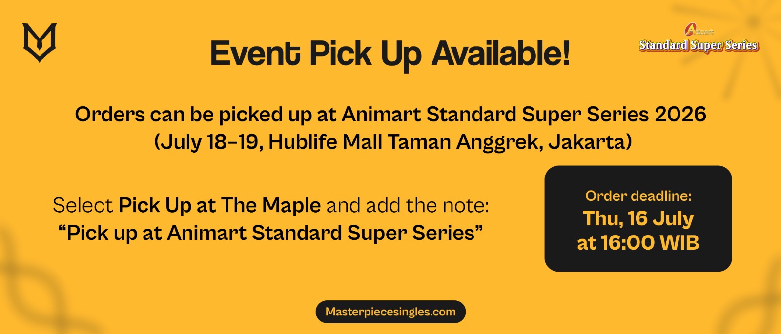Masterpiecesingles - Banner